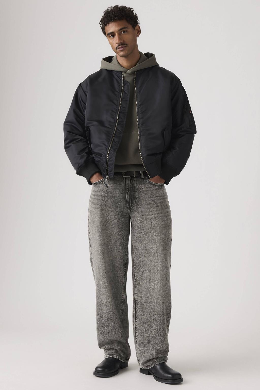 Levi's 578 baggy jeans - grijs