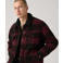 Levi's teddy geruite teddyjas - donkerrood