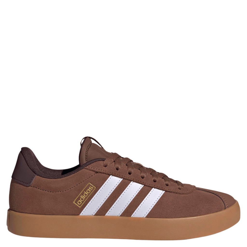 adidas Sportswear VL Court leren sneakers - bruin/lila