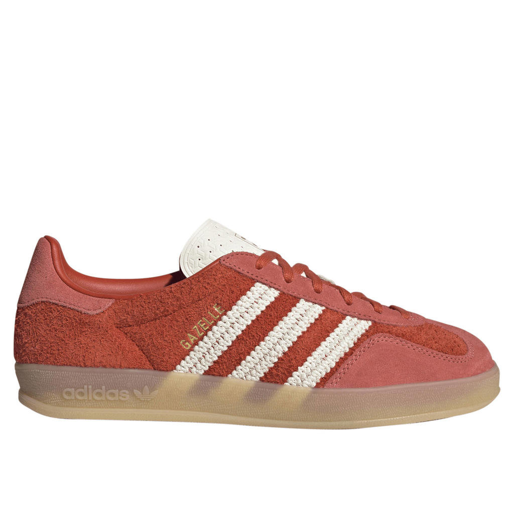 adidas Originals Gazelle leren sneakers - oranje/ecru
