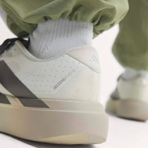 Adizero Evo hardloopschoenen - ecru/grijs