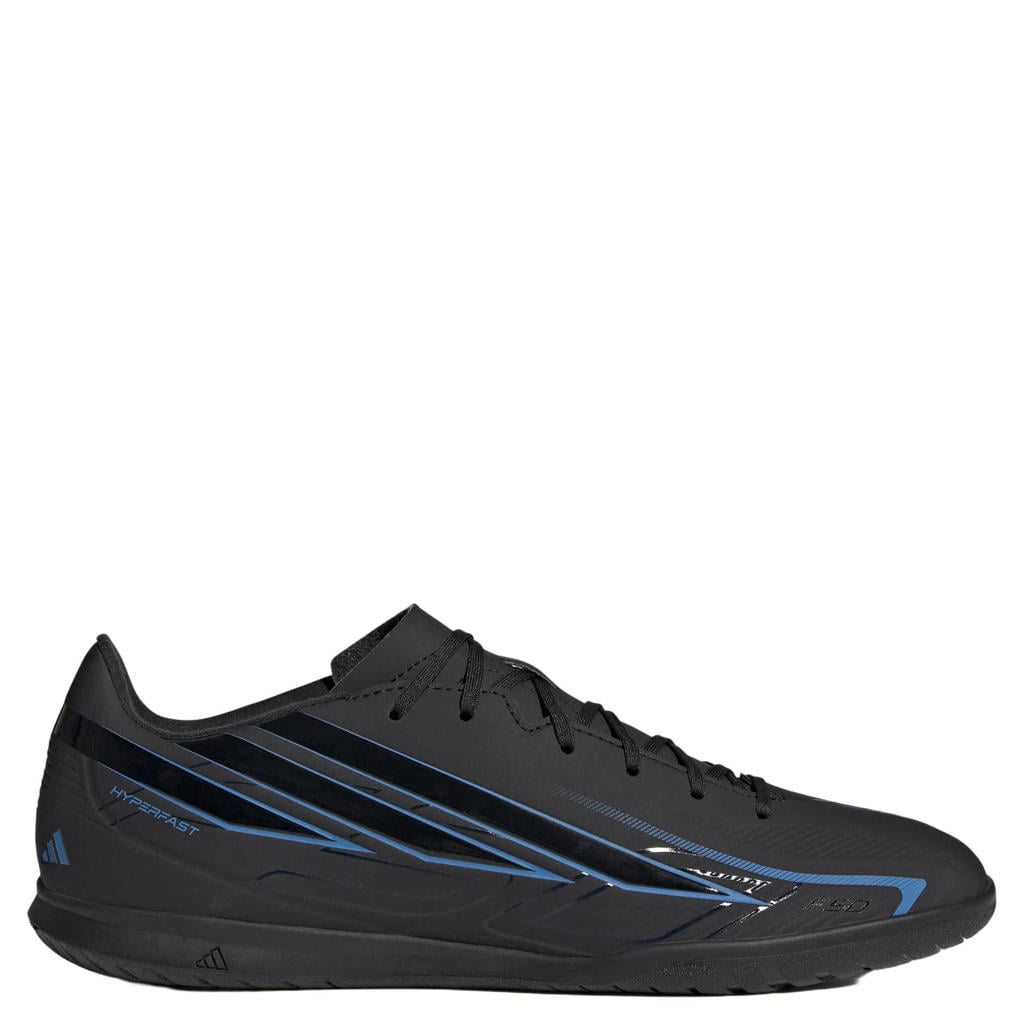 adidas Performance F50 Hyperfast Club senior voetbalschoenen - zwart/kobaltblauw