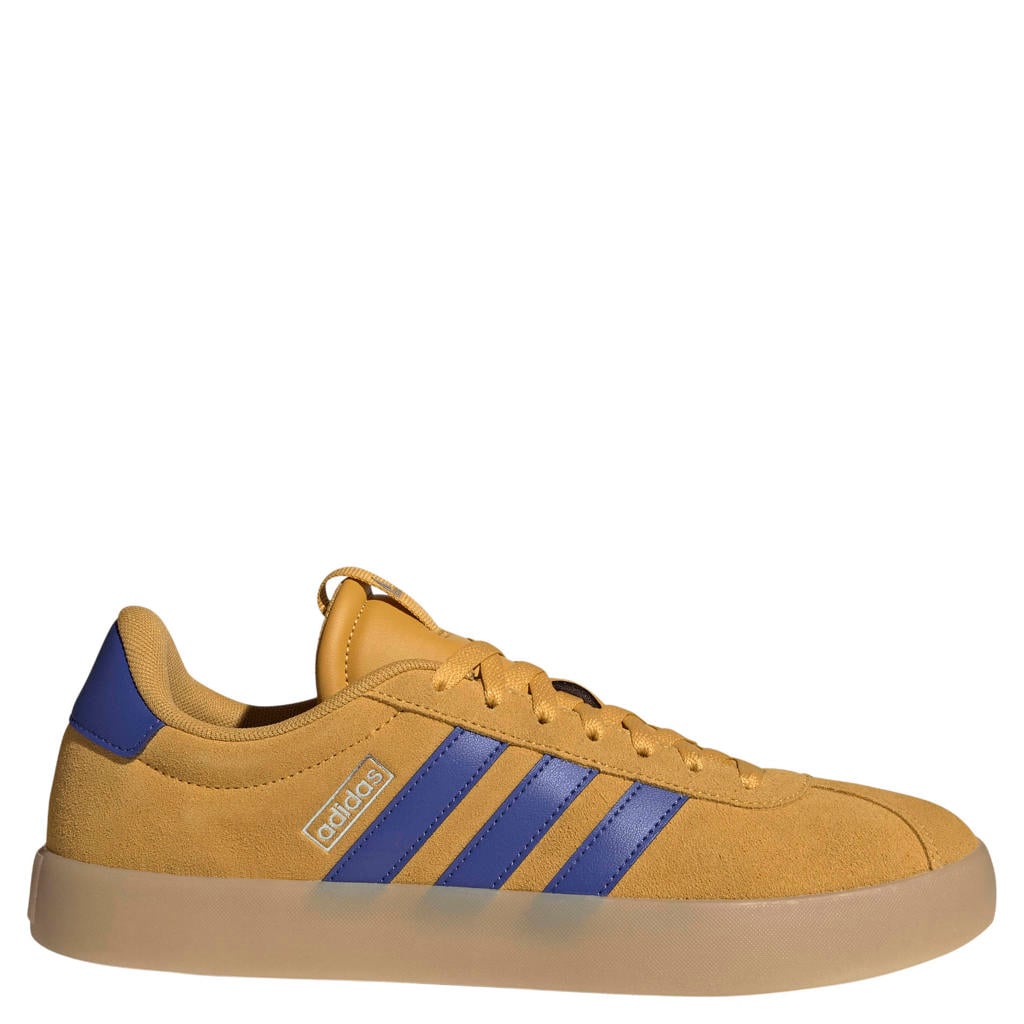 adidas Sportswear VL Court 3.0 leren sneakers - geel/kobaltblauw