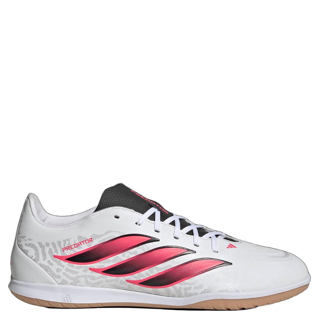 Wit en roze unisex adidas Performance Predator Club senior voetbalschoenen - van imitatieleer/voering: mesh/voetbed: eva