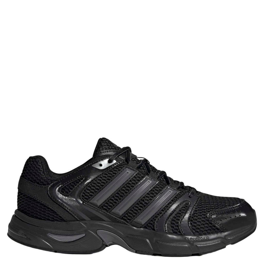 Zwart en antraciete heren adidas Sportswear Eclyptix Control sneakers - van mesh-pu/voering: mesh/voetbed: eva met veters