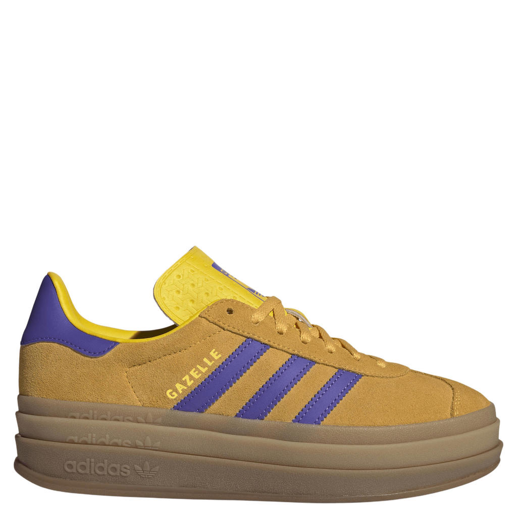 adidas Originals Gazelle Bold suède sneakers - geel/paars