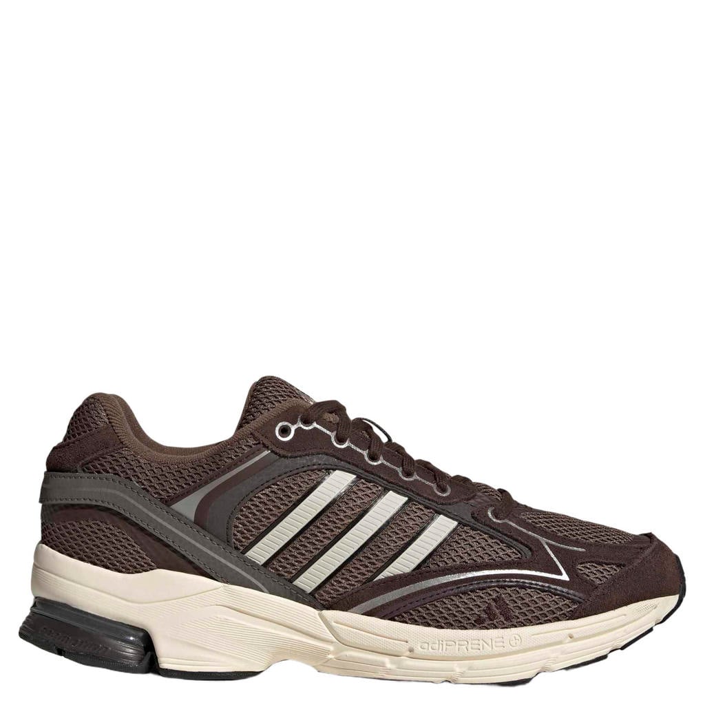 Bruine unisex adidas Sportswear Spiritain 2000 leren sneakers - rijs van mesh-pu/voering: mesh/voetbed: eva met veters
