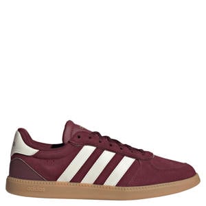 Breaknet imitatieleren sneakers - donkerrood/wit