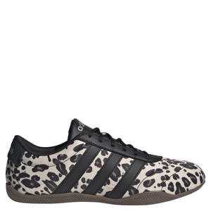 Grand Court leren sneakers met panterprint - zwart/ecru