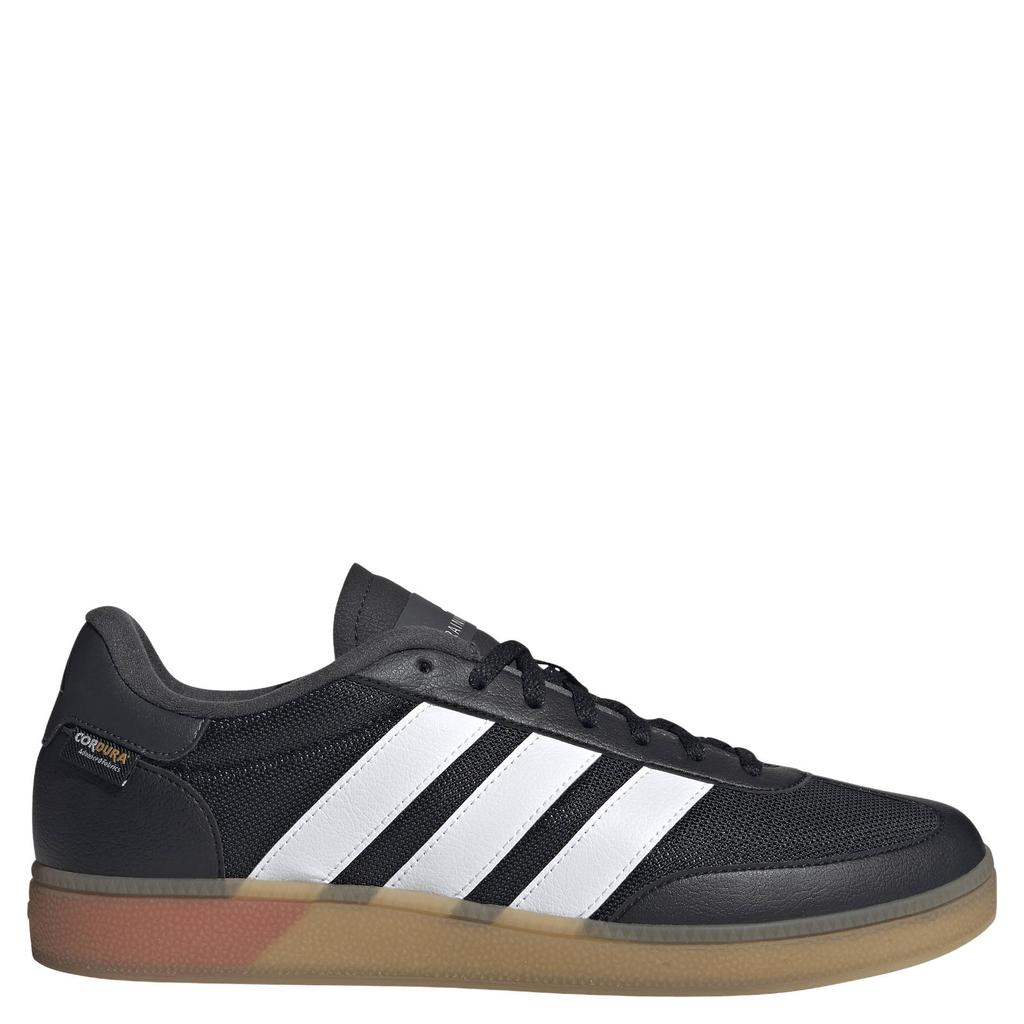 Zwart en witte unisex adidas Performance Training Spezial mesh fitnessschoenen - van textiel/pu met veters