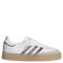 adidas Originals Sambae chunky leren sneakers - wit/donkerrood