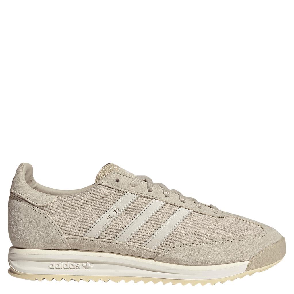 Zand en ecru heren adidas Originals SL 72 RS sneakers van nylon-suède/voering: mesh/voetbed: eva met veters