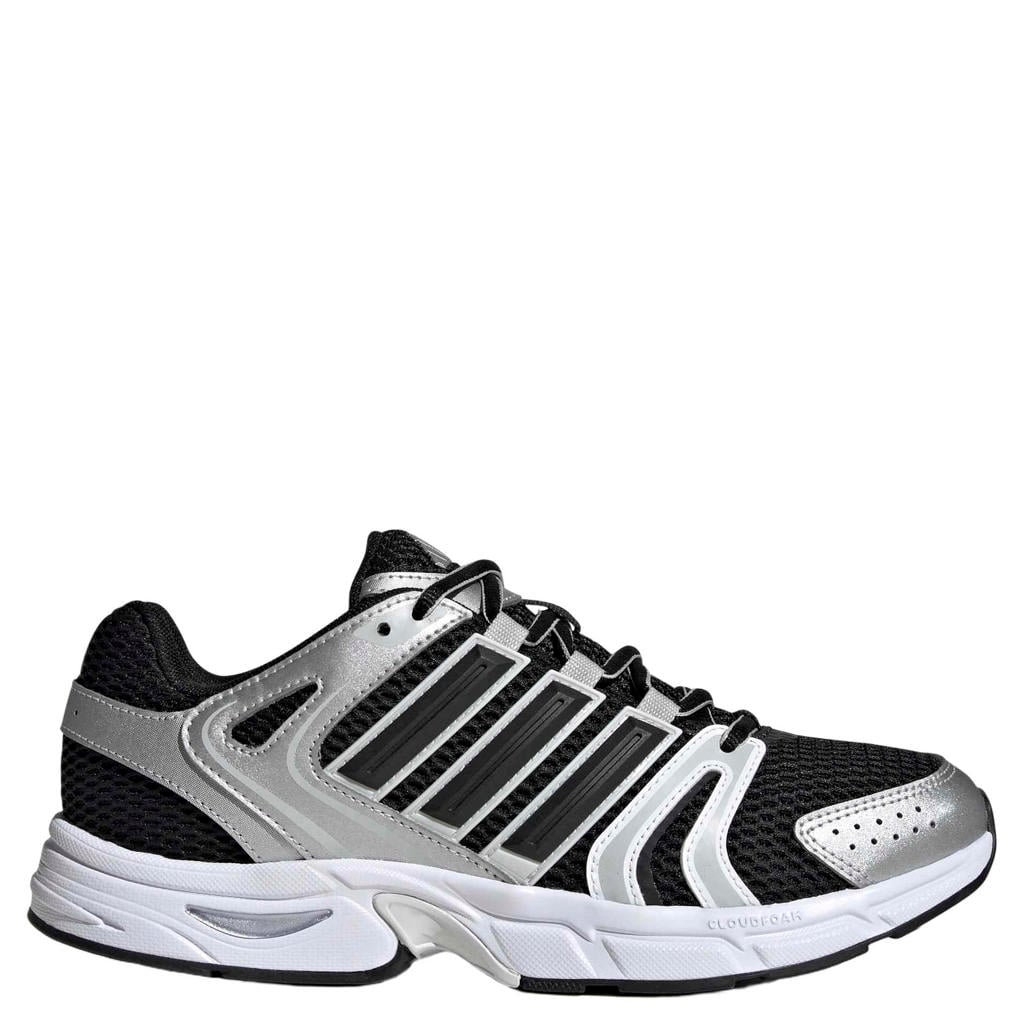 Zwart, zilver en metallickleurige dames adidas Sportswear Ec;yptix Control sneakers - van mesh-pu/voering: mesh/voetbed: eva met veters