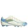 adidas Performance F50 Mess Club junior imitatieleren voetbalschoenen - ecru/blauw