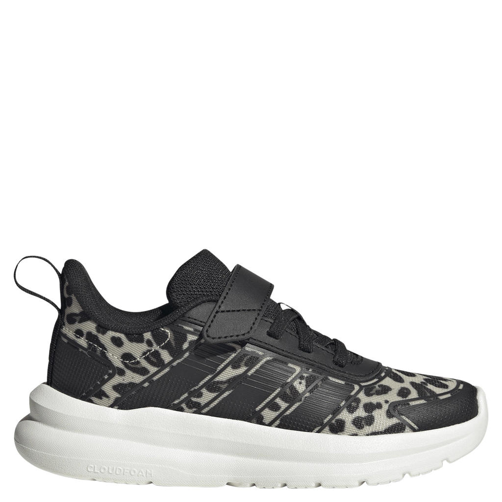 Zwart en zandkleurige jongens en meisjes adidas Sportswear sneakers - van mesh-pu/voering: mesh/voetbed: eva met elastische veter- met klittenbandsluiting