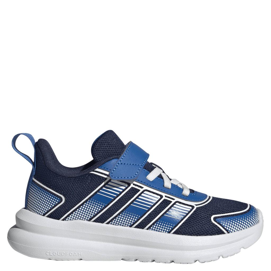 Donkerblauw en kobaltblauwe jongens en meisjes adidas Sportswear Tensaur Run 4.0 mesh sneakers - van mesh-pu/voering: mesh/voetbed: eva met elastische veter- met klittenbandsluiting
