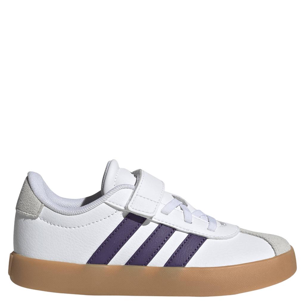 Witte jongens en meisjes adidas Sportswear VL Court 3.0 sneakers - met klittenband