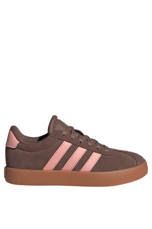 VL Court leren sneakers - bruin/lichtroze