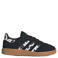 adidas Originals Handbal Spezial suède sneakers met koeienprint - zwart/wit