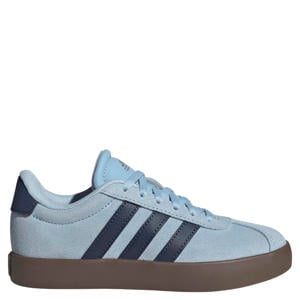 VL Court leren sneakers - lichtblauw/donkerblauw