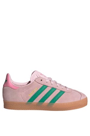 Gazelle suède sneakers - roze/groen