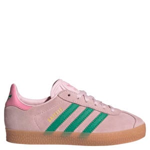 Gazelle suède sneakers - roze/groen