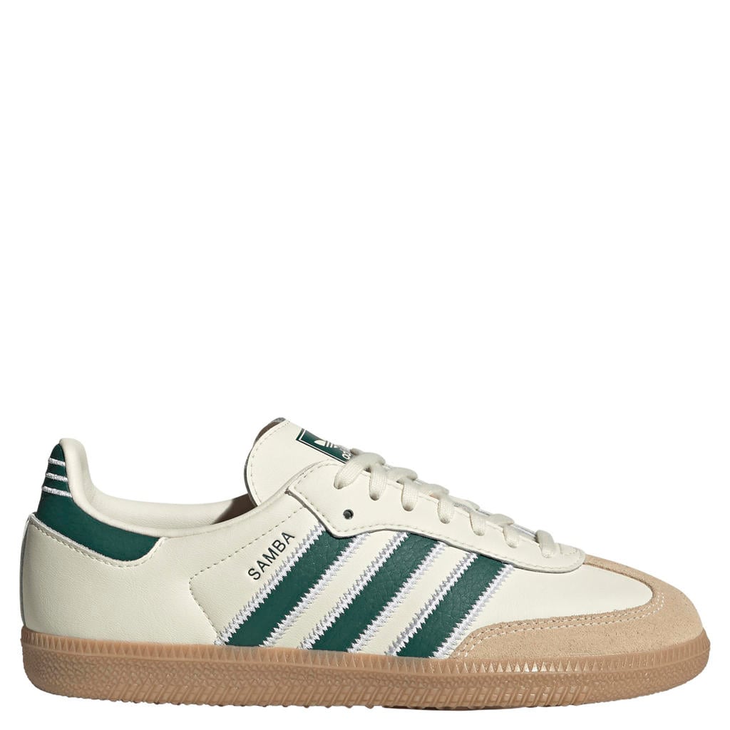 adidas Originals Samba OG leren sneakers - ecru/groen