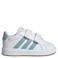 adidas Sportswear Grand Court imitatieleren sneakers - wit/aqua