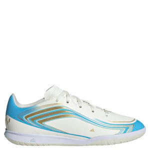 F50 junior voetbalschoenen - zand/blauw