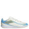 adidas Performance F50 junior voetbalschoenen - zand/blauw