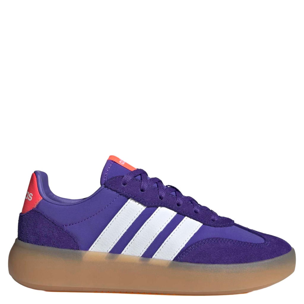 Witte jongens en meisjes adidas Sportswear Decode sneakers - paarblauw van mesh-leer/voering:mes/voetbed: eva met veters
