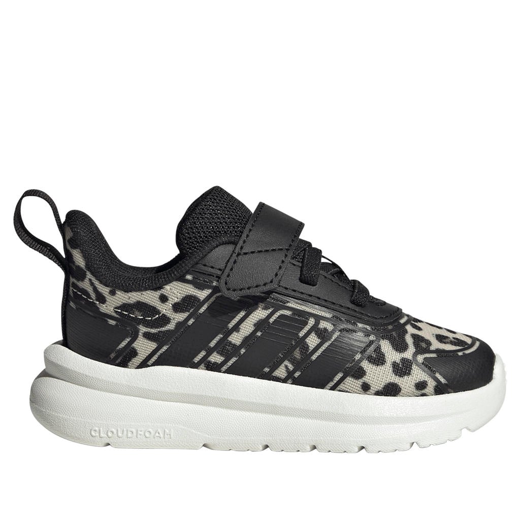 adidas Sportswear sneakers met panterprint - zwart/ecru