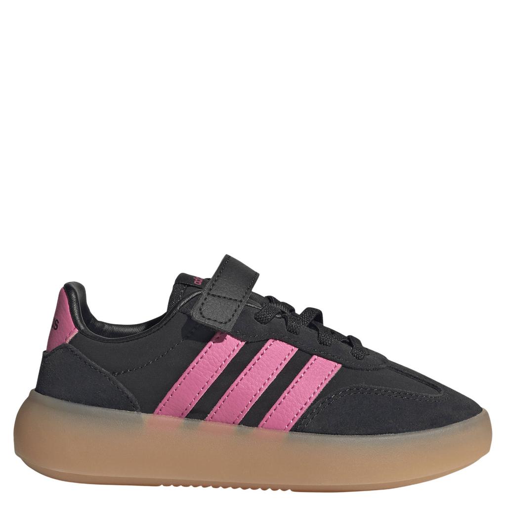 Zwart en roze jongens en meisjes adidas Sportswear Decode leren sneakers - van mesh-suède/voering: mesh/voetbed: eva met elastische veter- met klittenbandsluiting