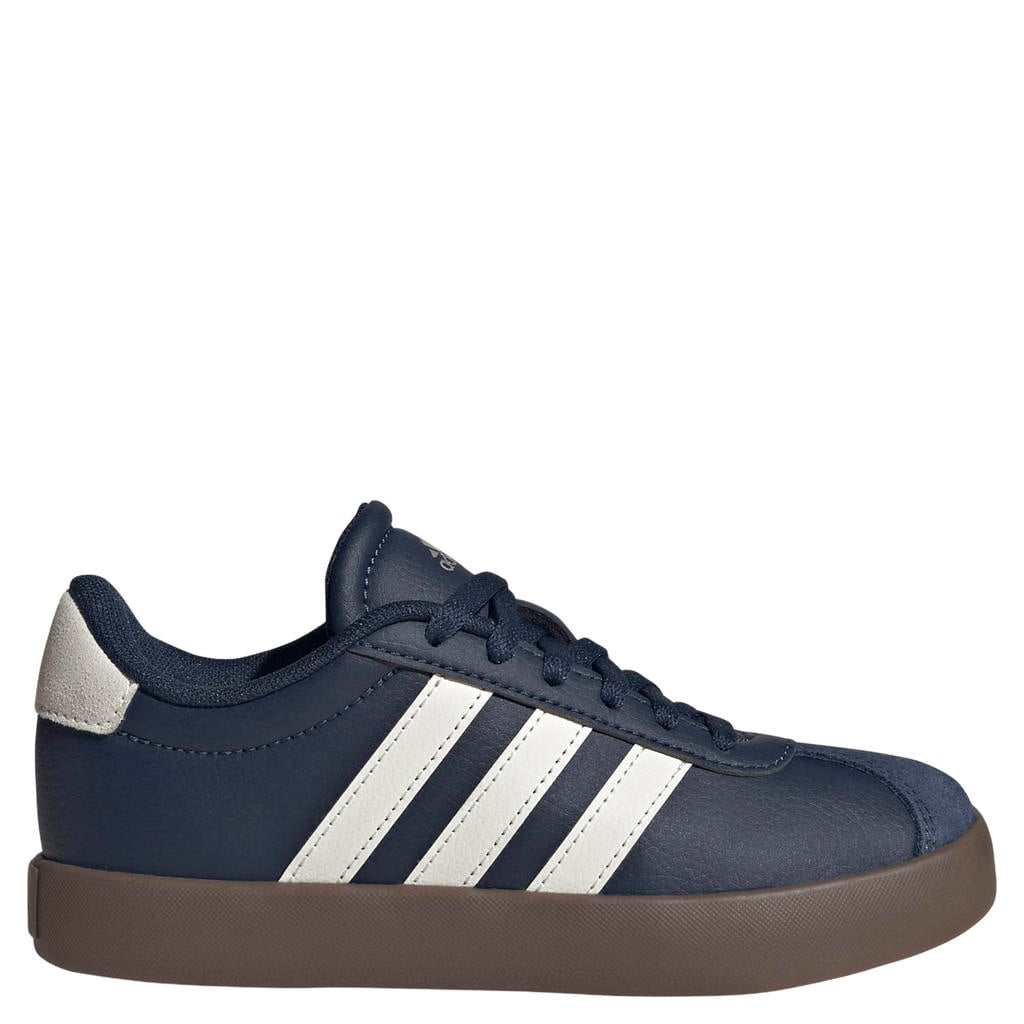 adidas Sportswear VL Court leren sneakers - donkerblauw/wit