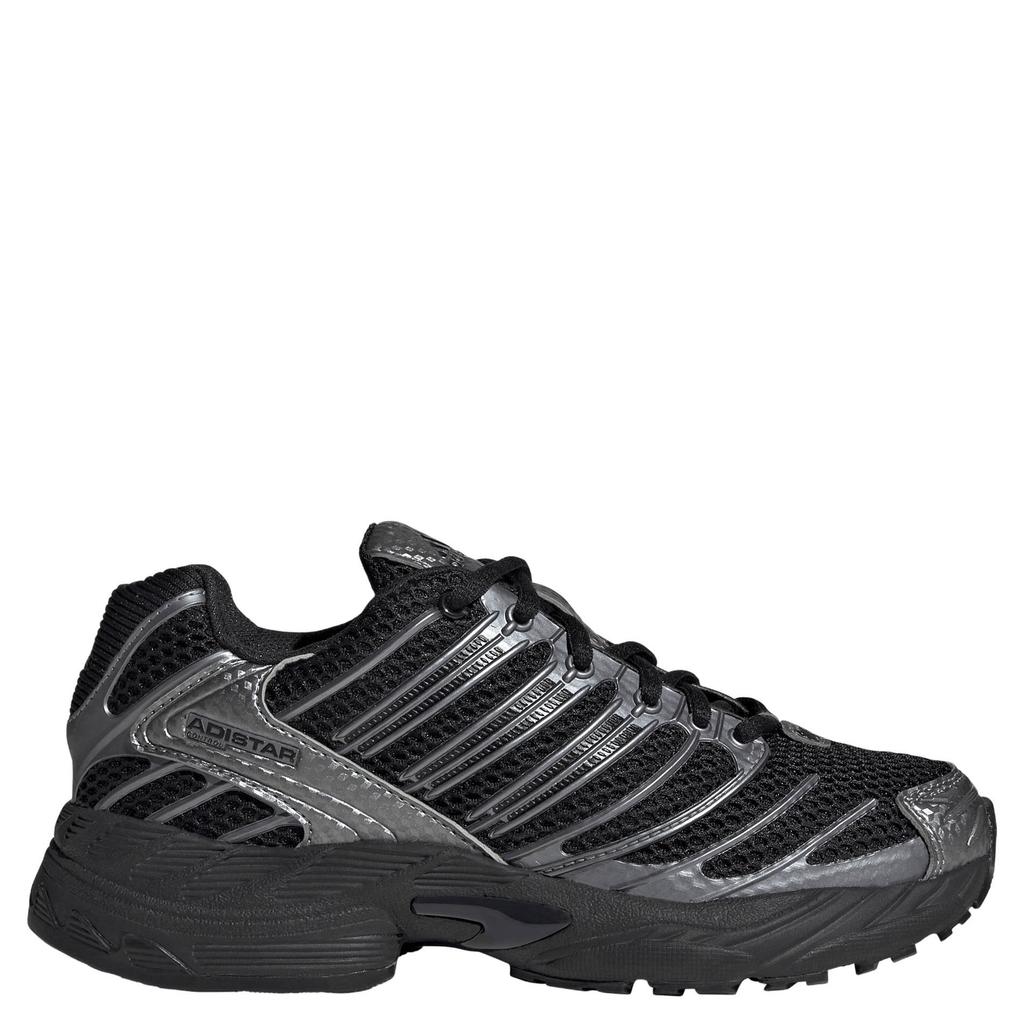 Zwart en grijze jongens en meisjes adidas Originals Adistar Control mesh sneakers - van mesh-pu/voering: mesh/voetbed: eva met veters
