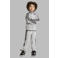 adidas Originals joggingpak met opstaande kraag - grijs
