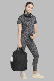 thumbnail: adidas Sportswear T-shirt met panterprint - grijs