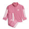 adidas Sportswear joggingpak met opstaande kraag - roze/wit