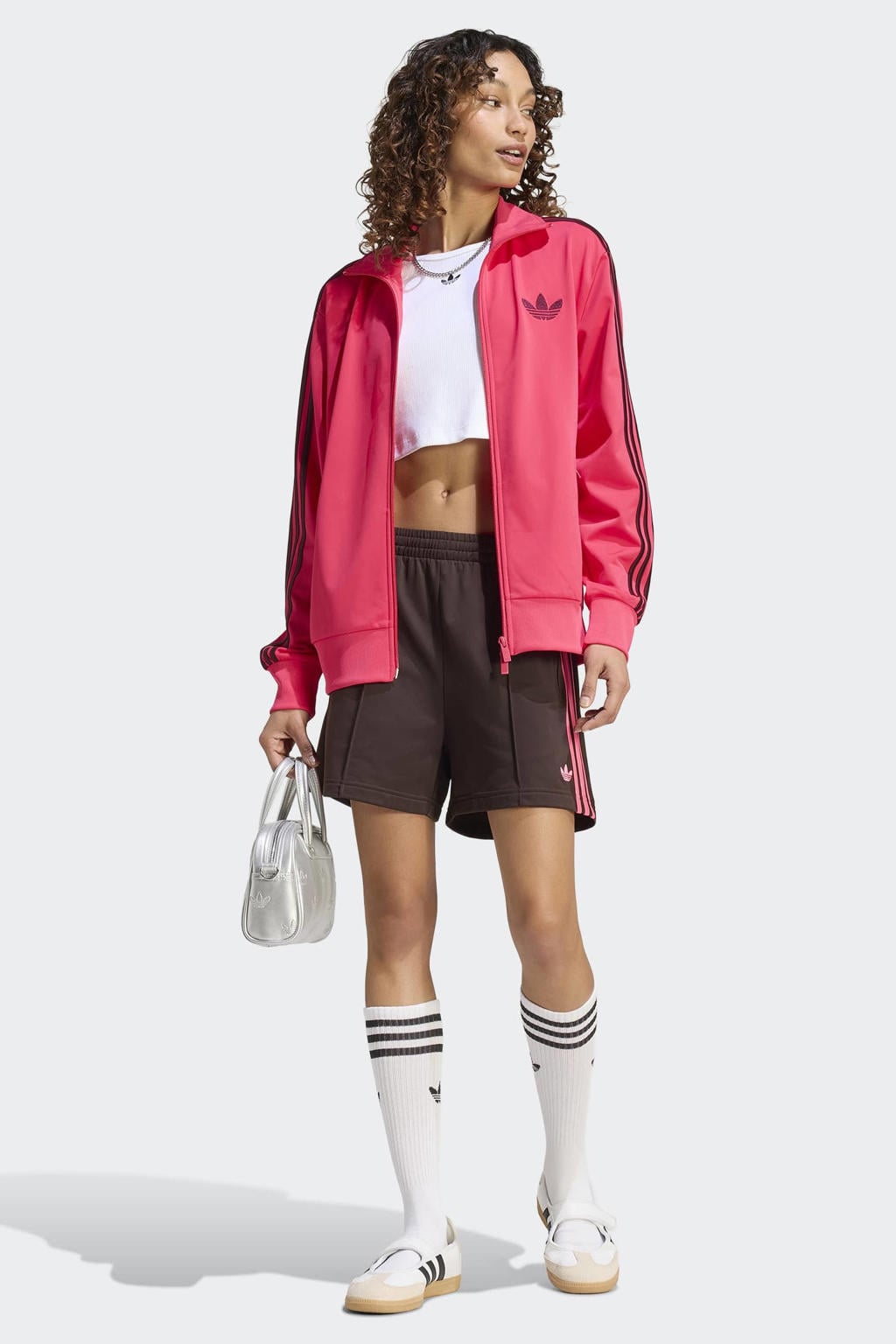 adidas Originals Firebird loose trainingsjack - roze