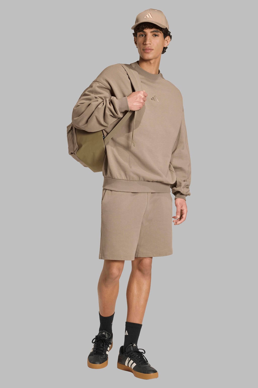 adidas Sportswear Kit regular fit sweater - beige