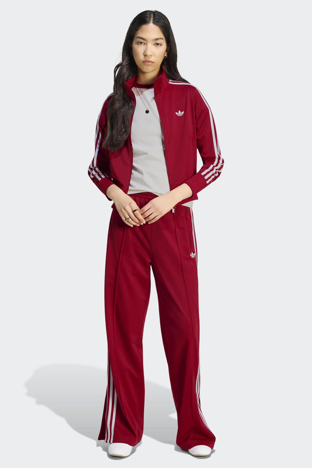 adidas Originals Firebird Classic trainingsjack - rood