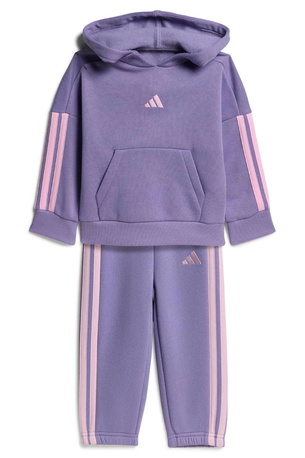 adidas Sportswear joggingpak met capuchon - paars/roze