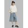 adidas Originals loose fit jort - lichtblauw
