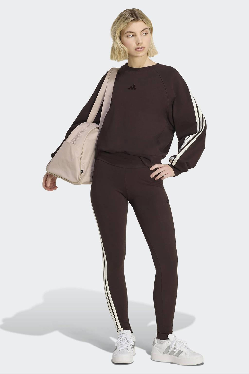 adidas Sportswear sweater - donkerbruin