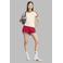 adidas Originals Cali T-shirt - ecru/rood