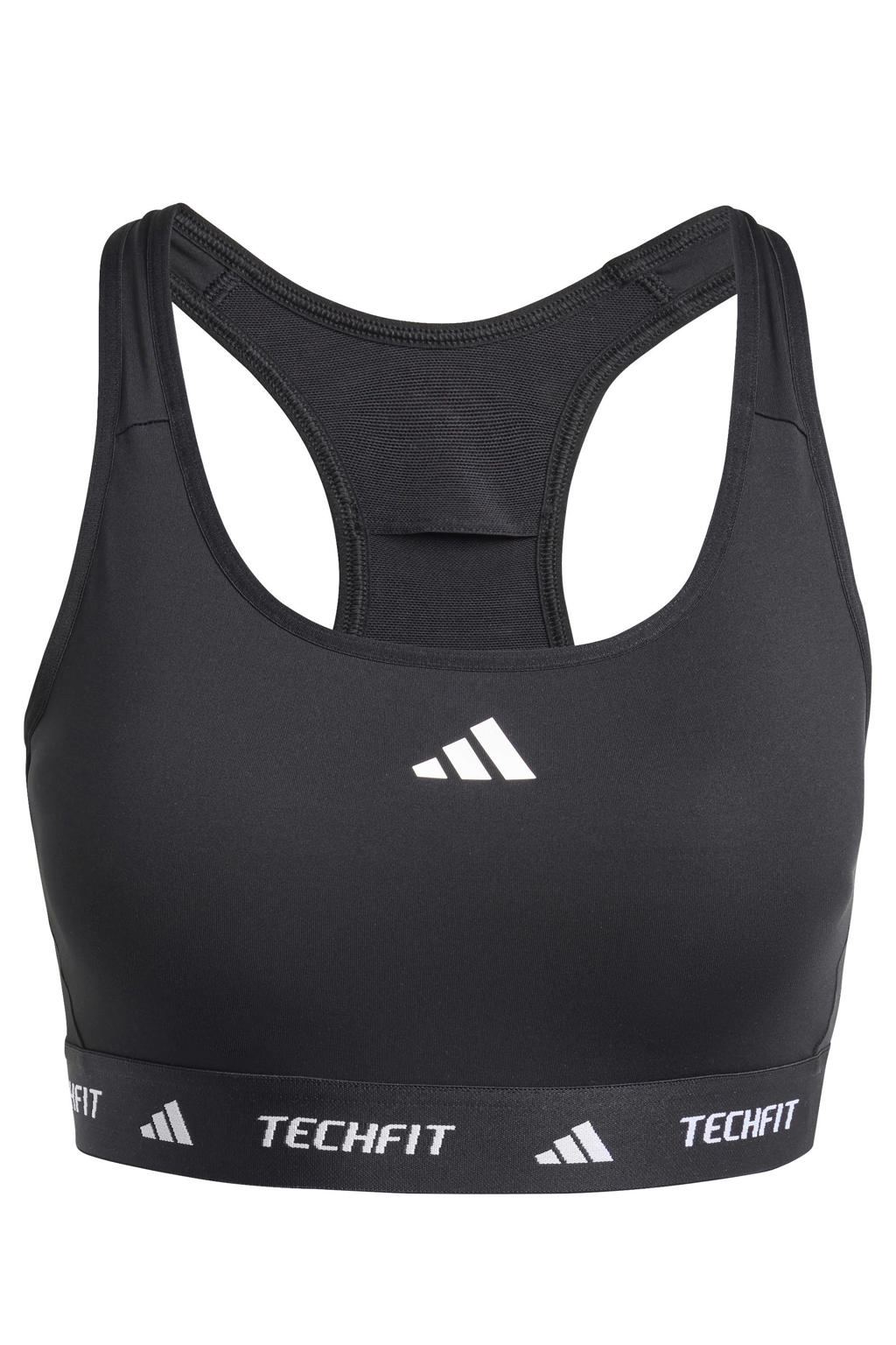 adidas Performance Techfit sport-bh medium support - zwart