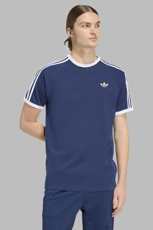 Cali T-shirt - donkerblauw/wit