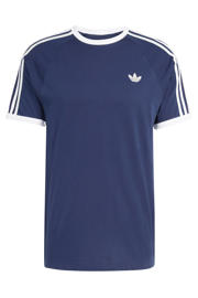 thumbnail: adidas Originals regular fit T-shirt - donkerblauw/wit