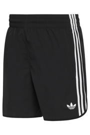 thumbnail: adidas Originals regular fit sweatshort - zwart/wit