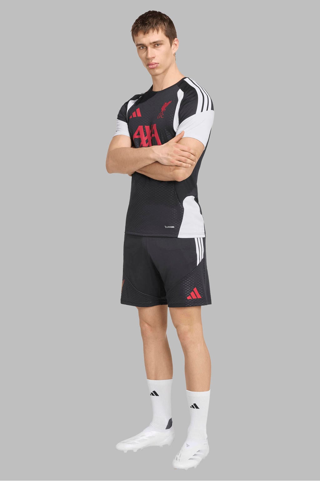 adidas Performance liverpool fc voetbalshort - zwart